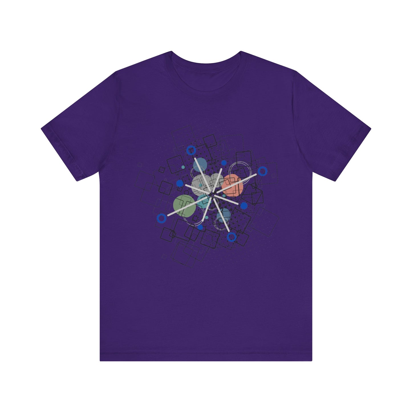 crystal schematic design t-shirt