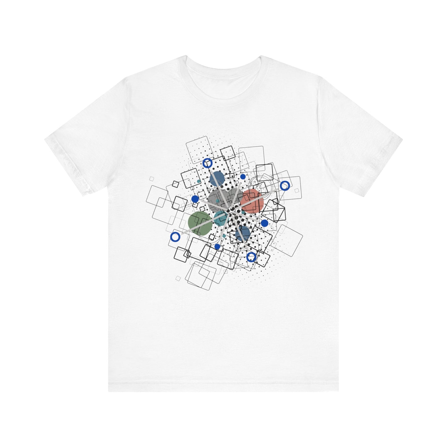 crystal schematic design t-shirt