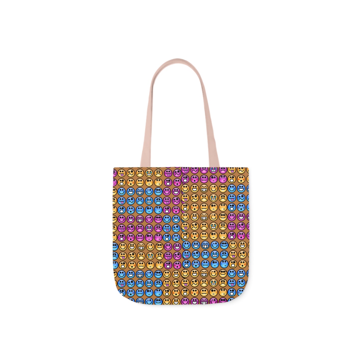 faced emoji tote bag