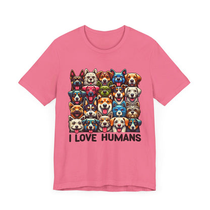 I Love Humans Unisex Jersey Short Sleeve Tee