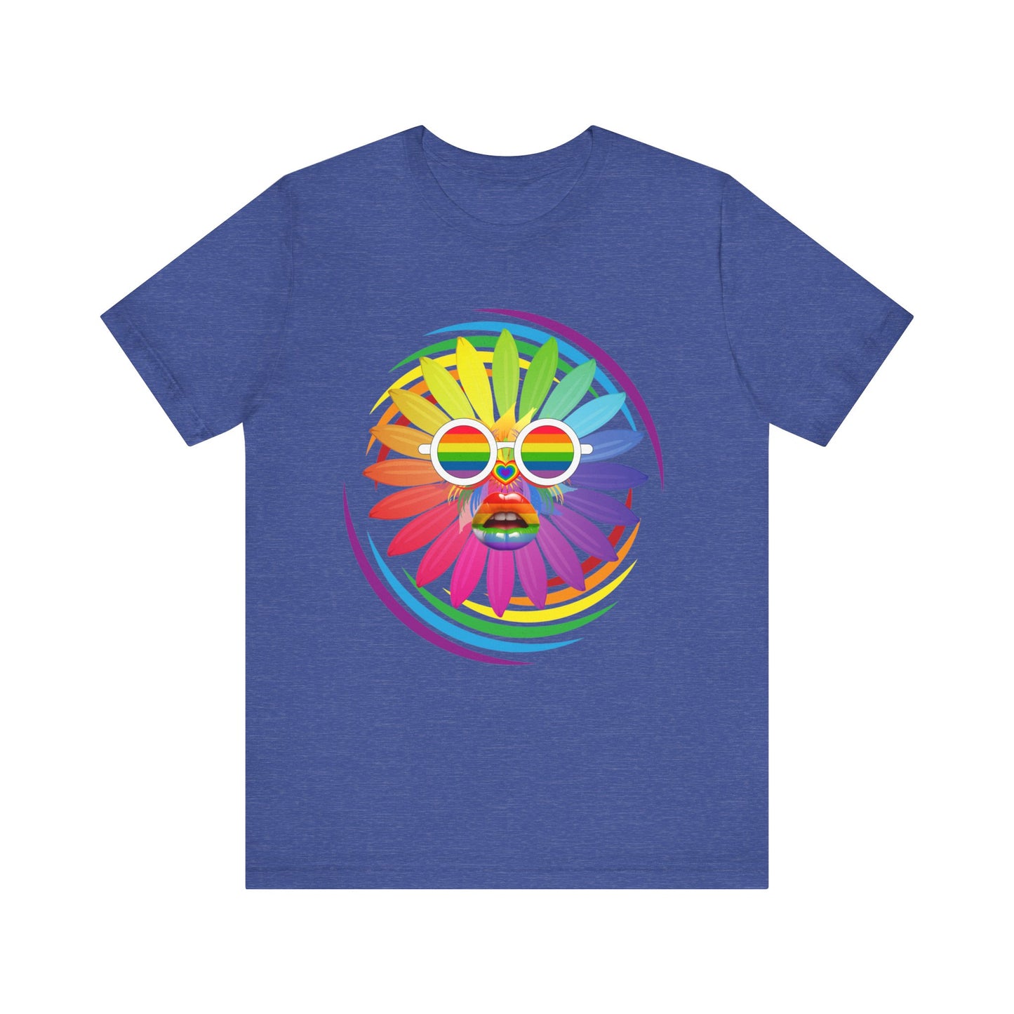 rainbow flower t-shirt