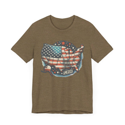 America Unisex Jersey Short Sleeve Tee