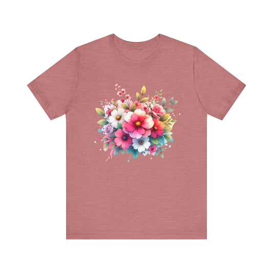 Spring Flower Jersey Short Sleeve Tee