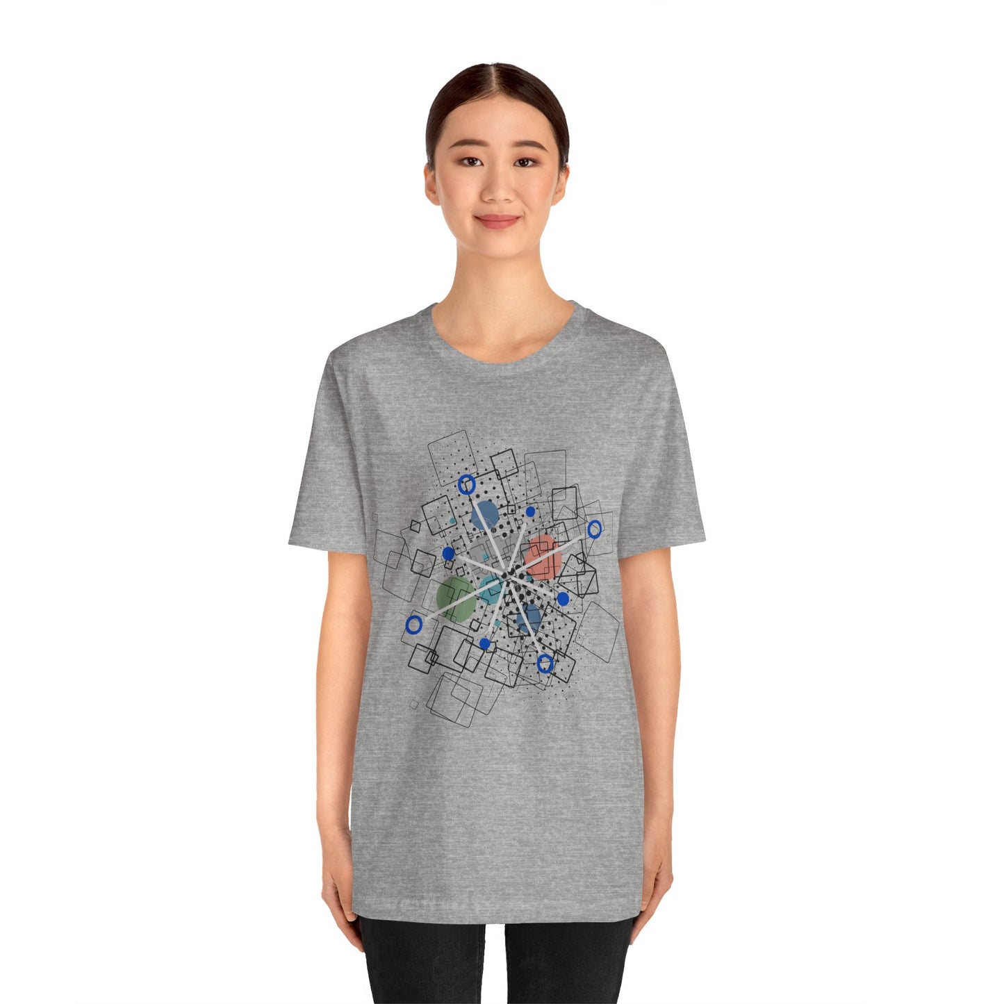 crystal schematic design t-shirt