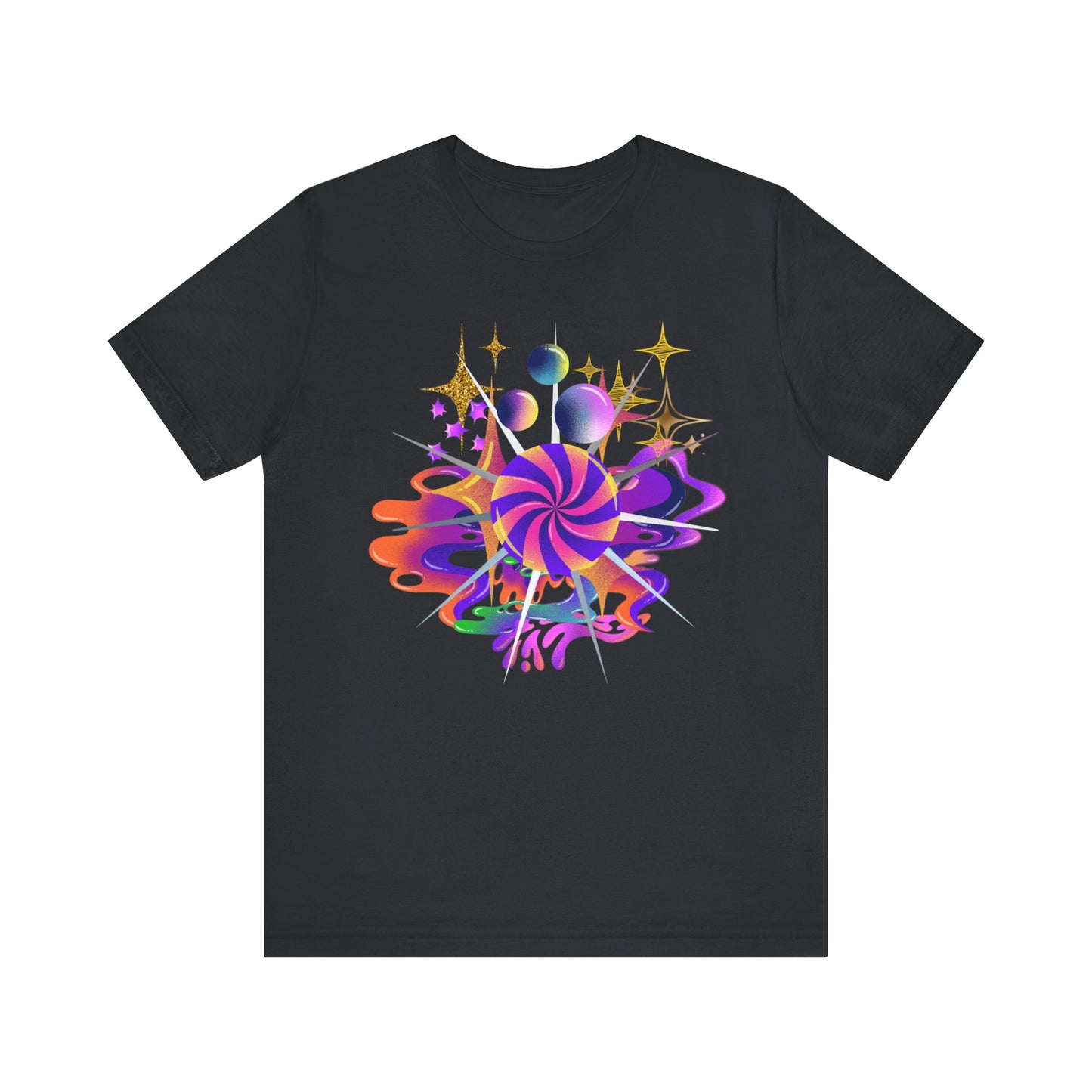 swirl lollypop design t-shirt