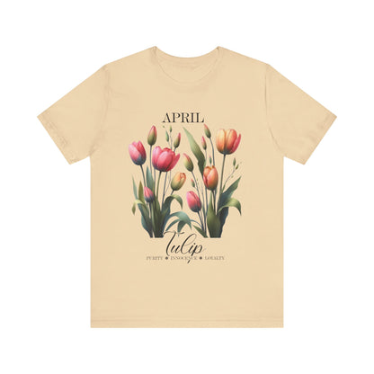 April Tulip Flowers T-Shirt