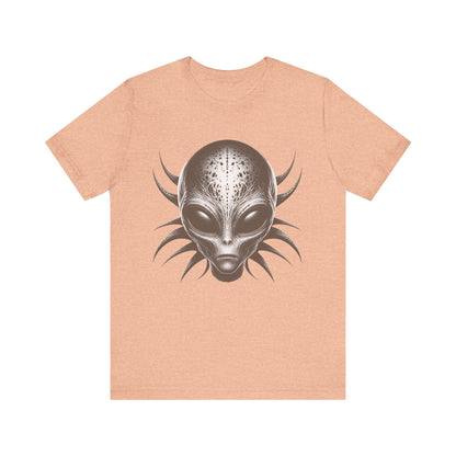 Alien Head Jersey Short Sleeve Unisex Tee