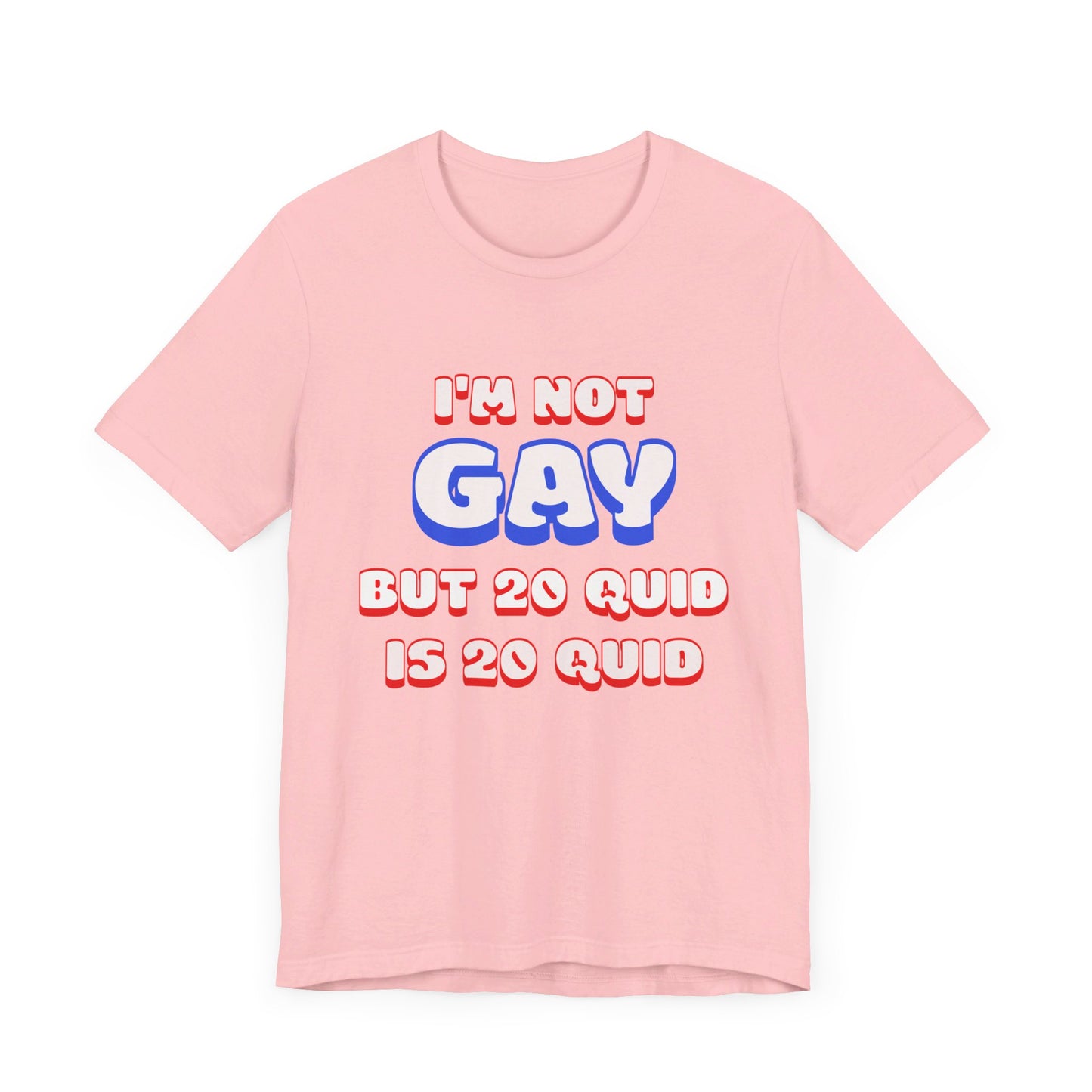 i'm not gay jersey short sleeve tee