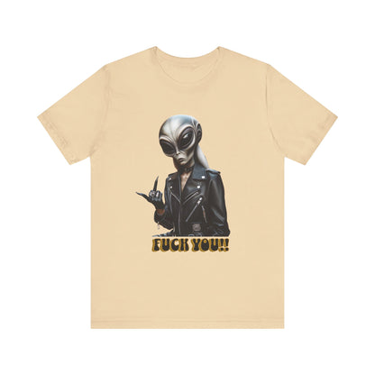 Alien Fuck You Jersey Short Sleeve Unisex Tee