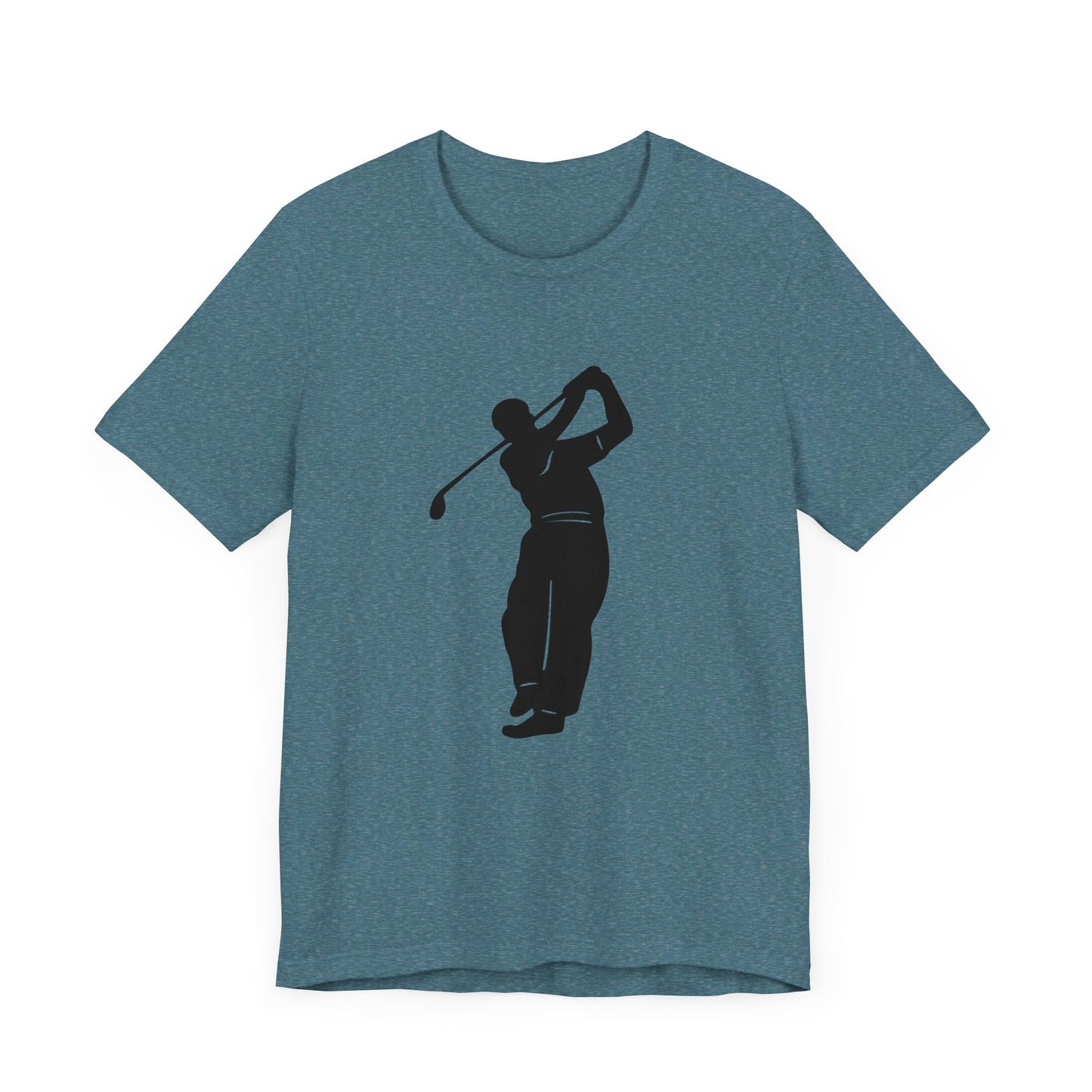 golf player shadow t-shirt