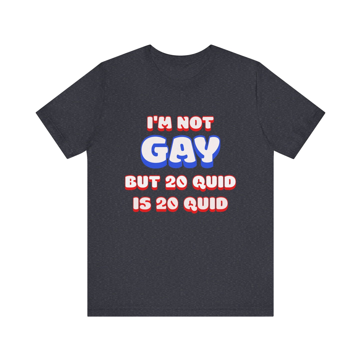 i'm not gay jersey short sleeve tee