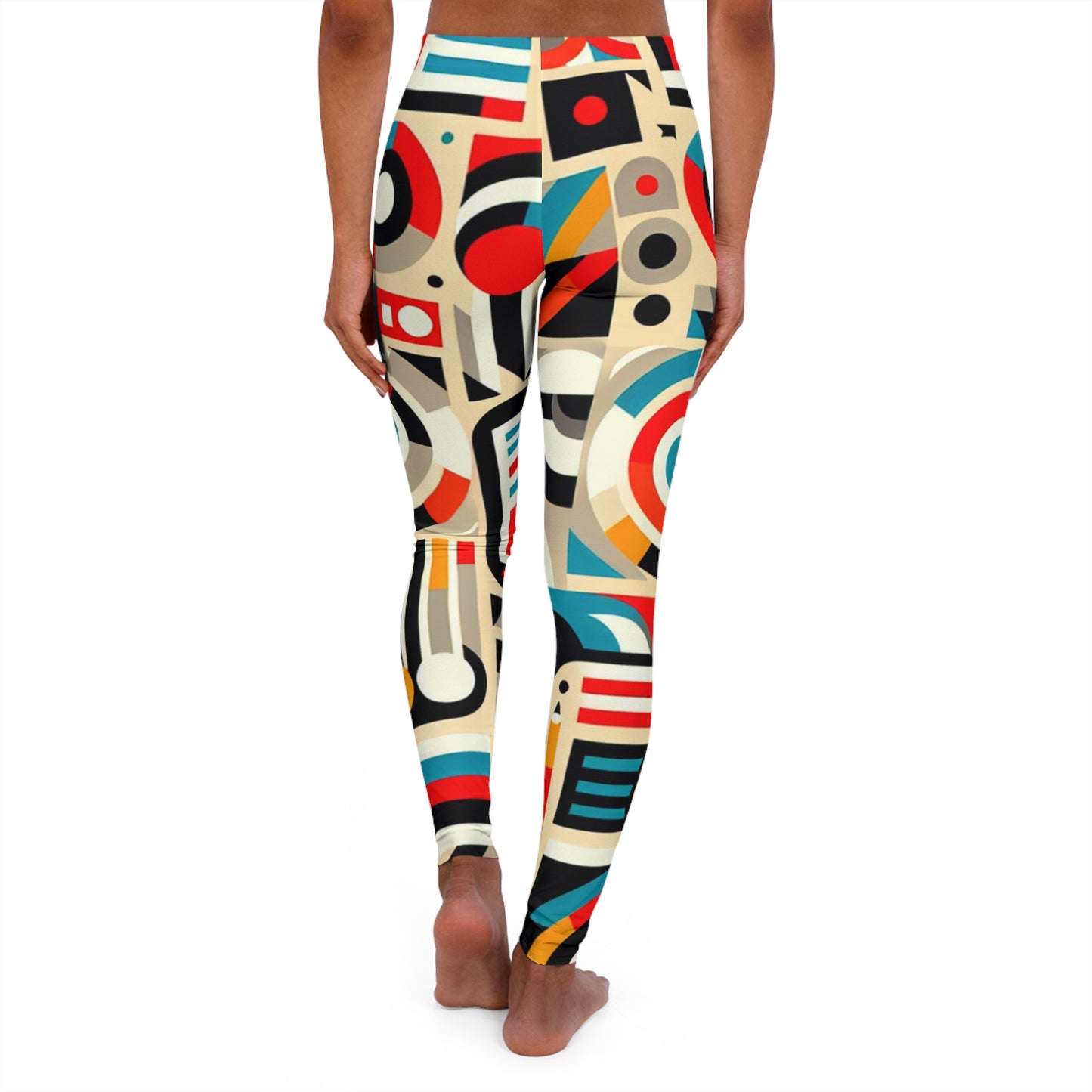 mix and match 2 women's casual spandex leggings (aop)