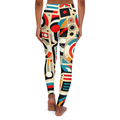 Mix and Match 2 Women's Casual Spandex Leggings (AOP)