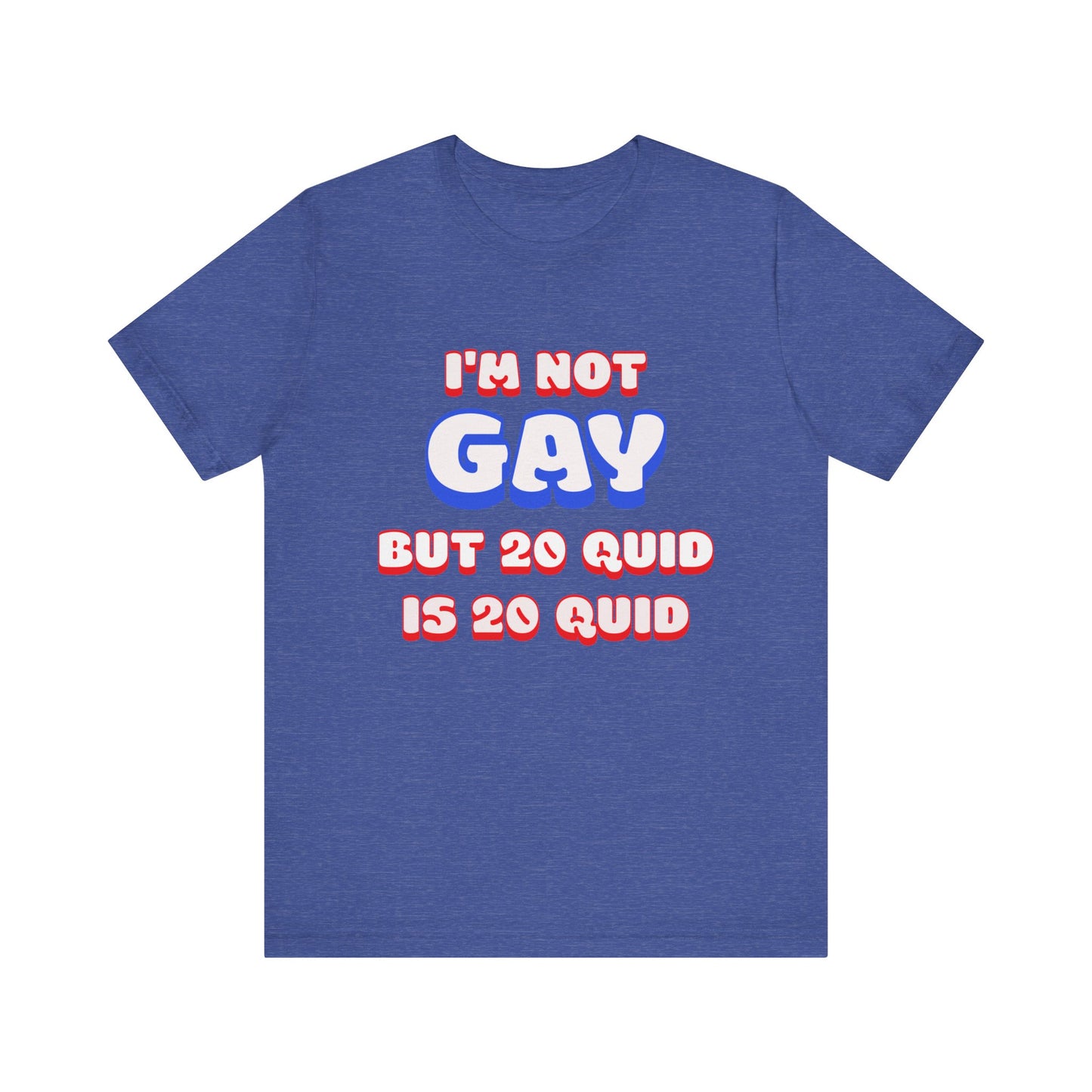 i'm not gay jersey short sleeve tee