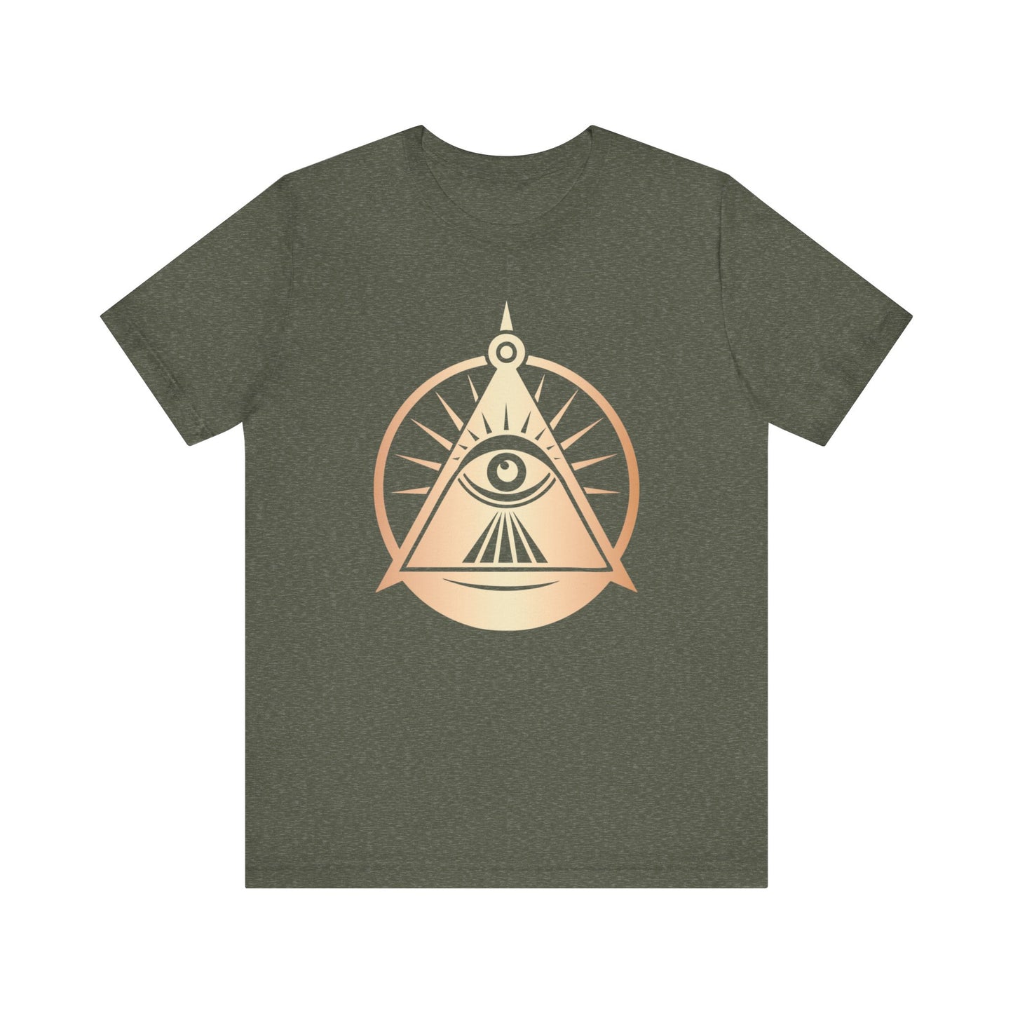 triangle eye illumination t-shirt