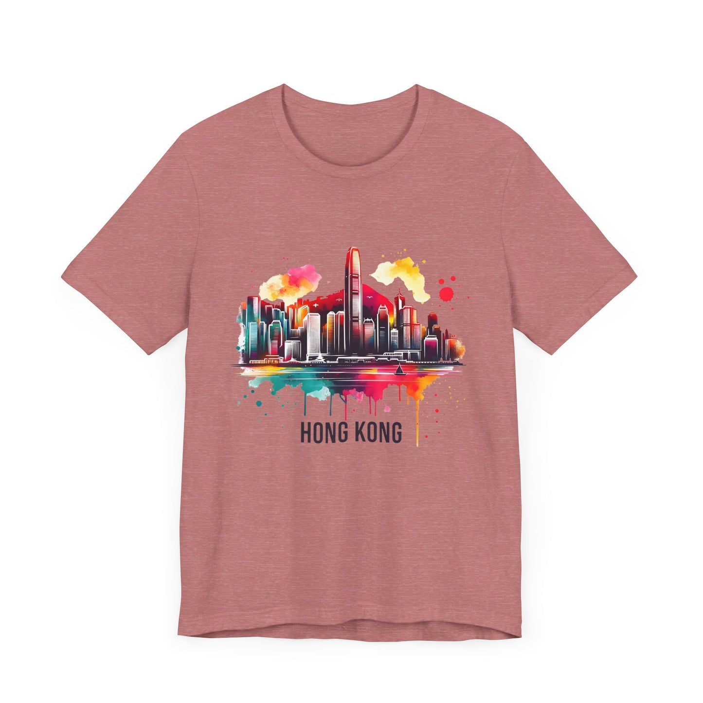 hong kong unisex jersey short sleeve tee