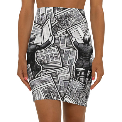 Black & White Art Skirts