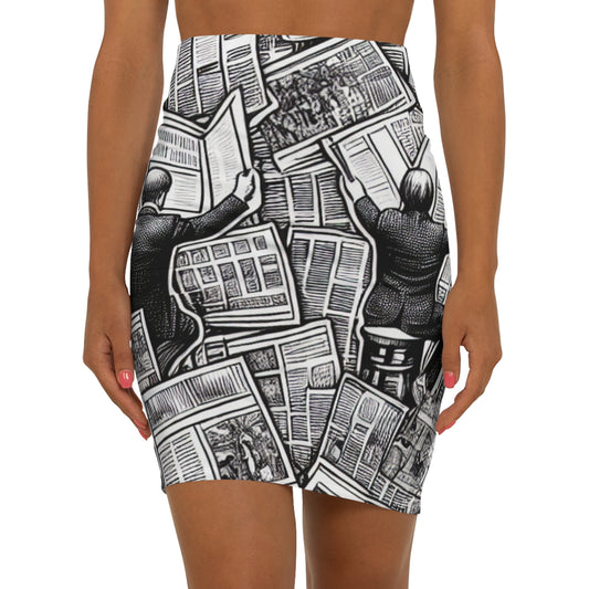 Black & White Art Skirts