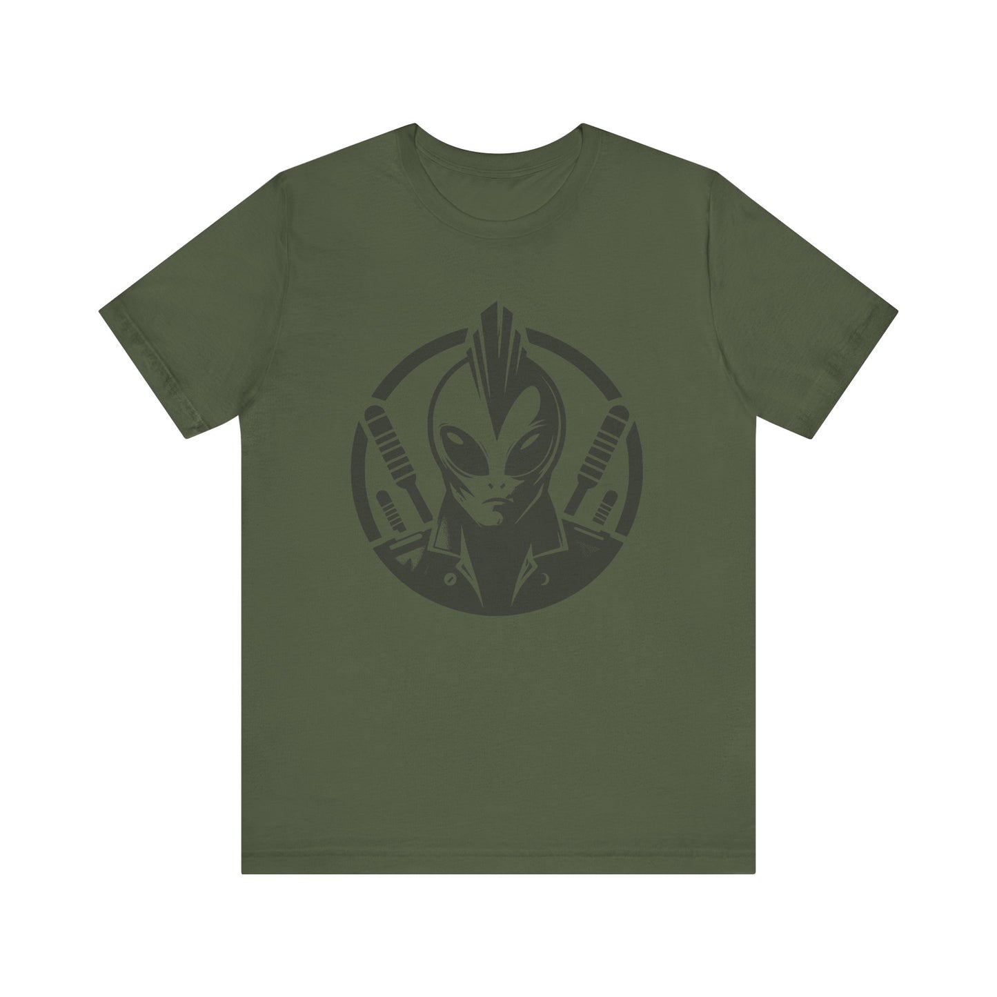 alien war short sleeve jersey unisex tee