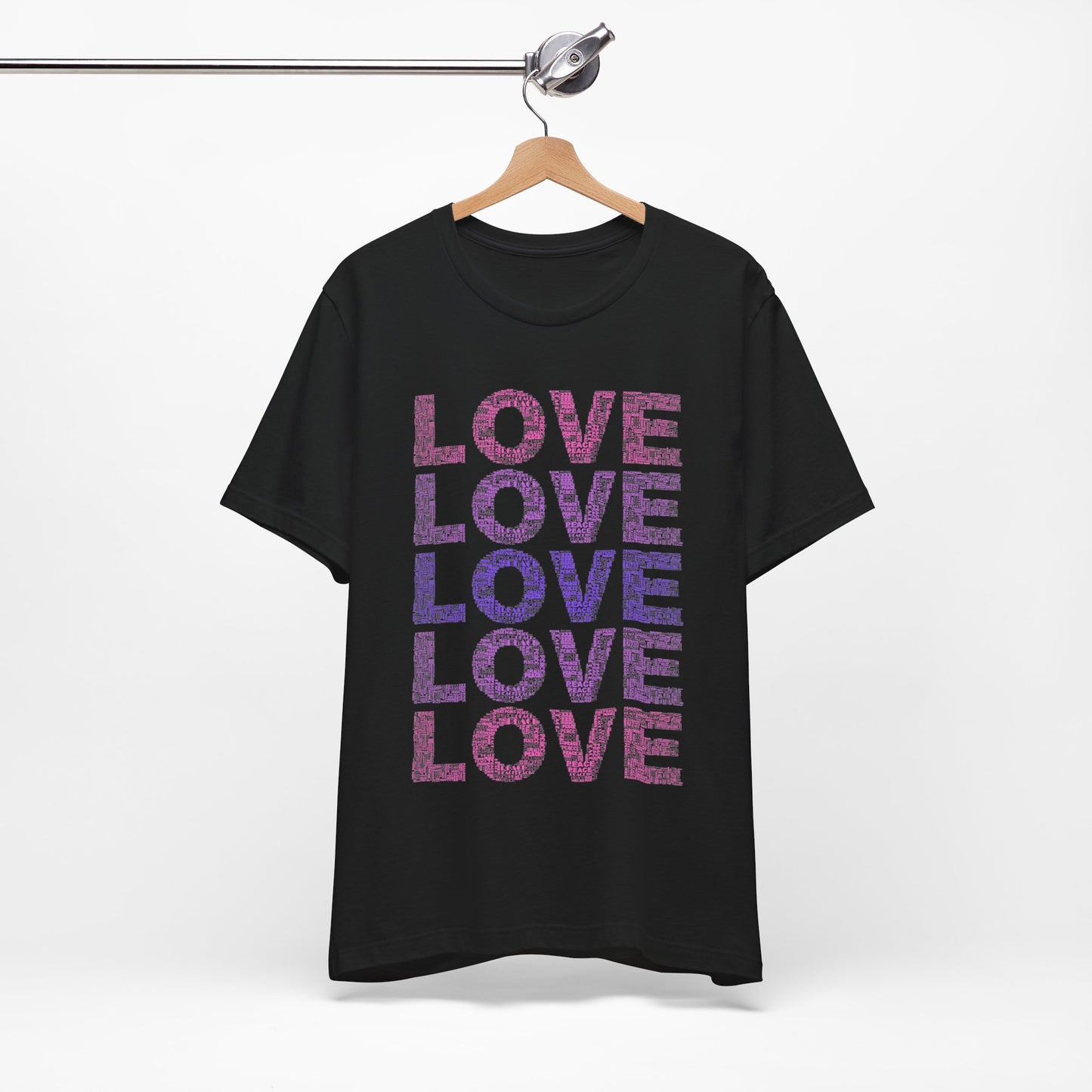 love printed unisex t-shirt