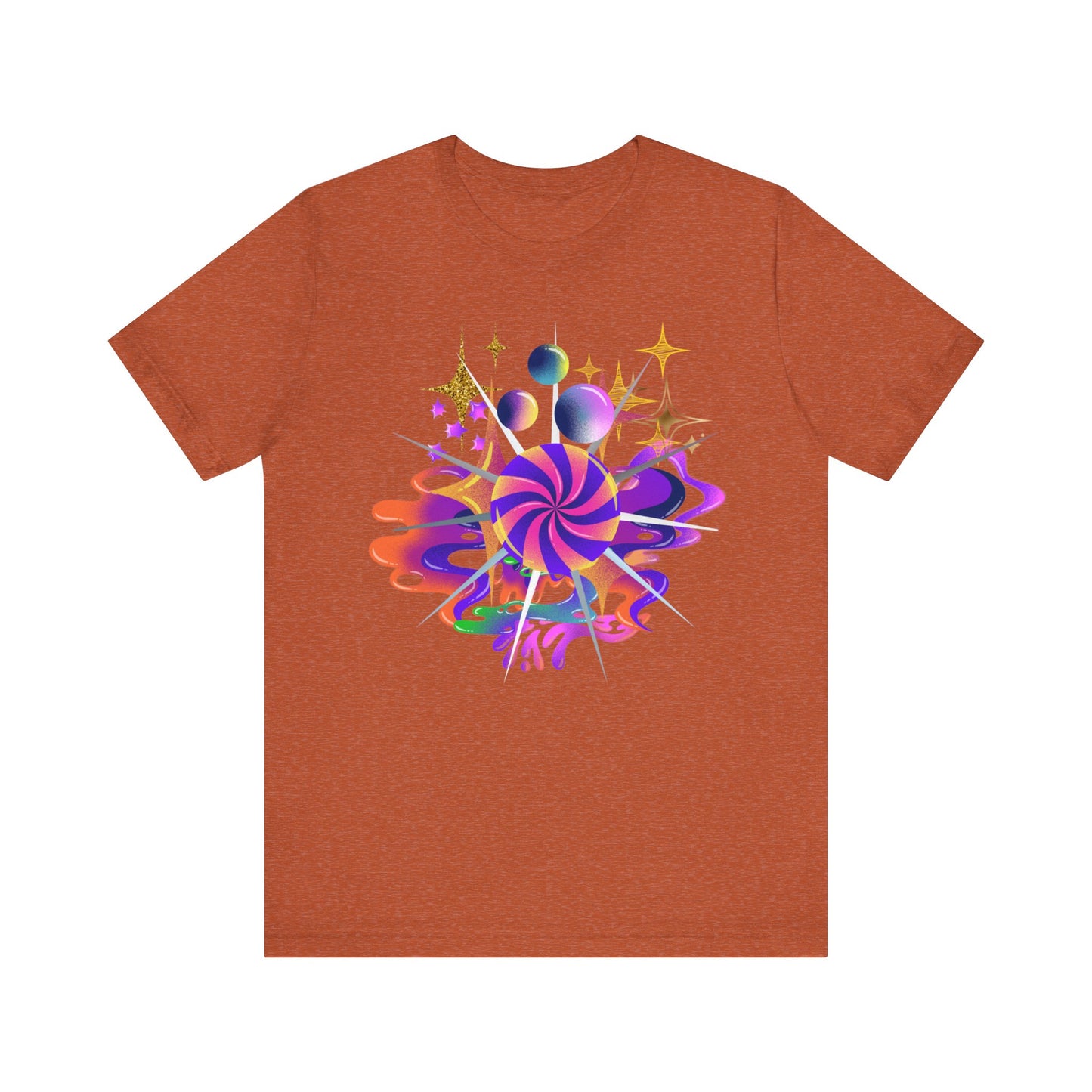 swirl lollypop design t-shirt