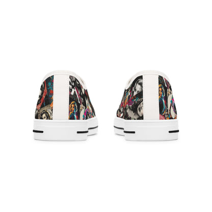 Graffiti Design Low Top Sneakers