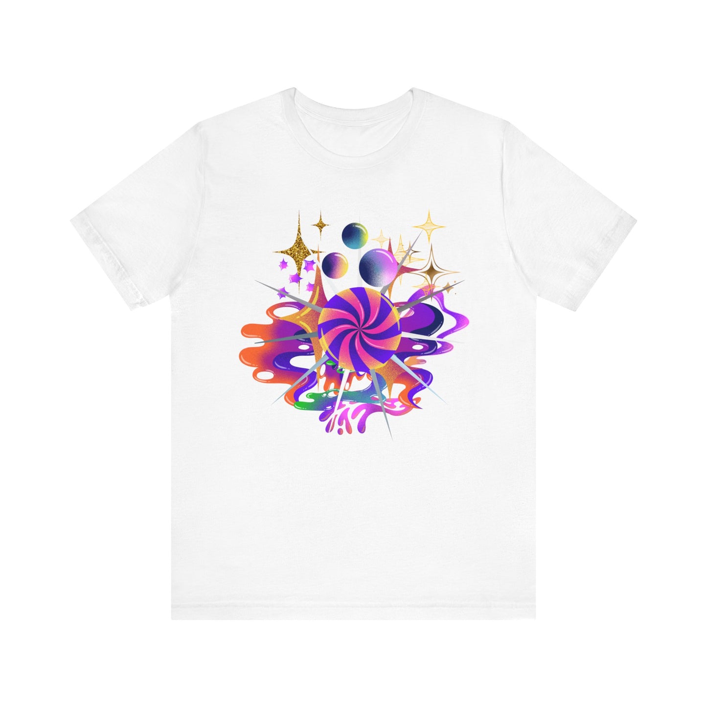 swirl lollypop design t-shirt