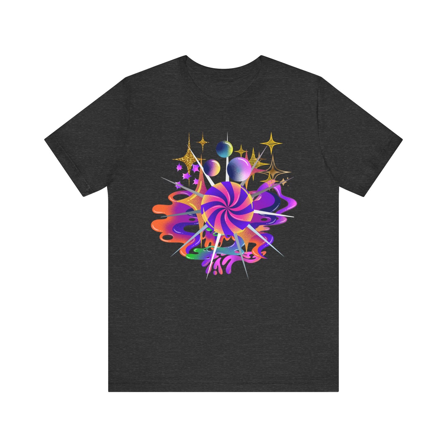 swirl lollypop design t-shirt