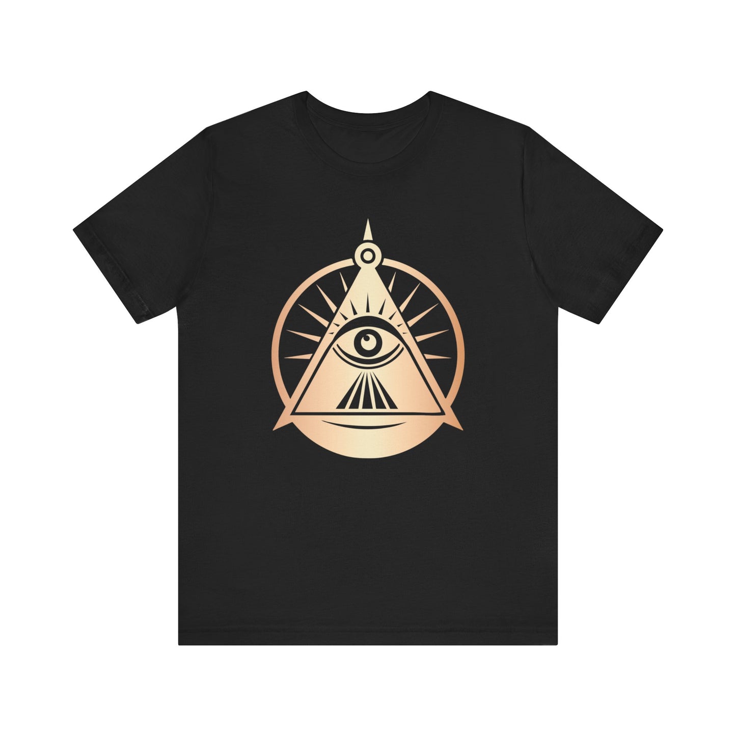 triangle eye illumination t-shirt