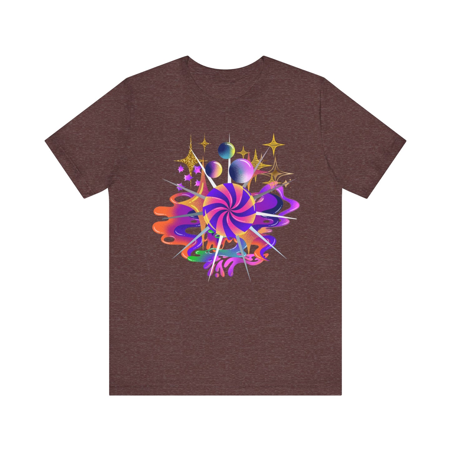 swirl lollypop design t-shirt