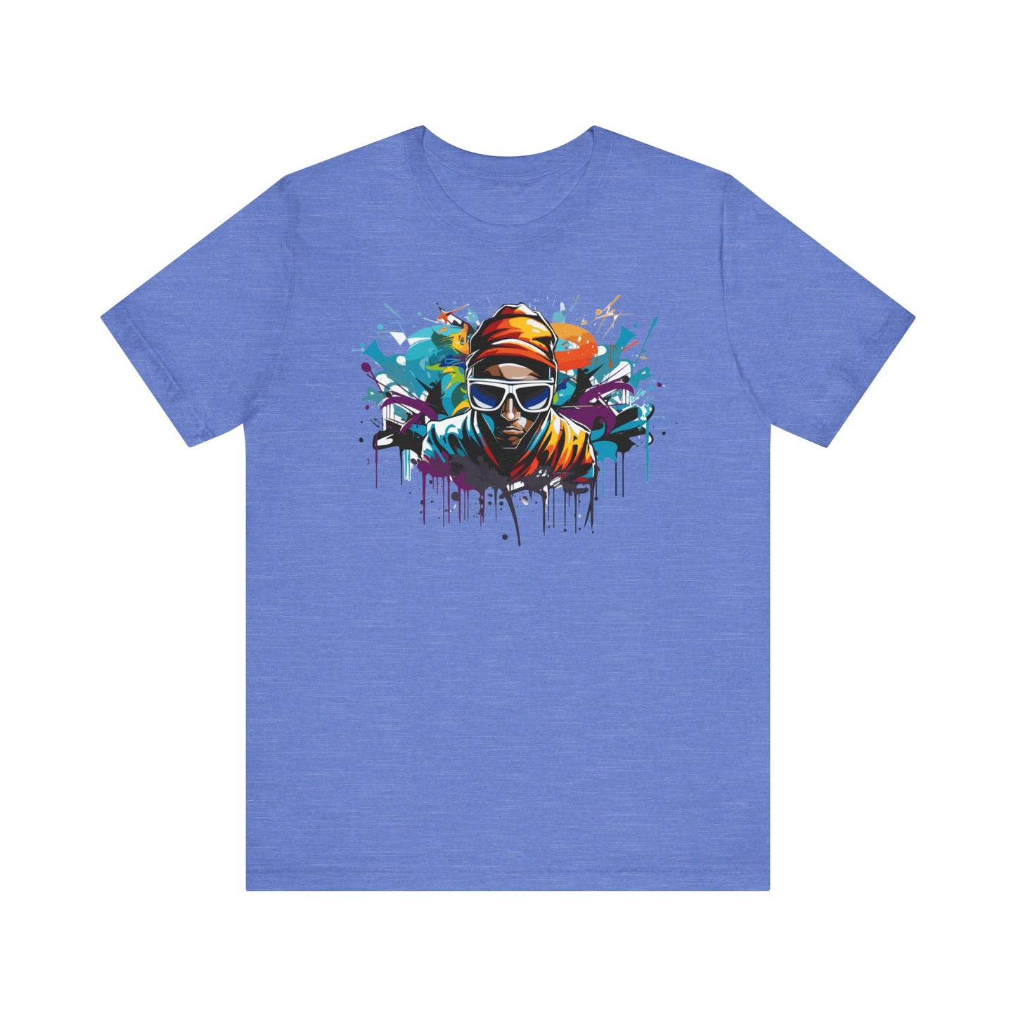 colorful urban streetwear t-shirt