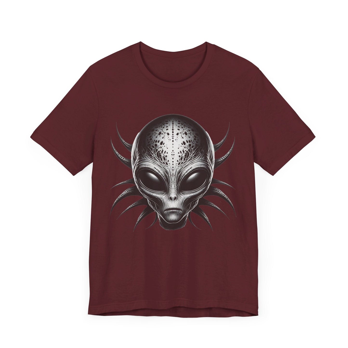 alien head jersey short sleeve unisex tee