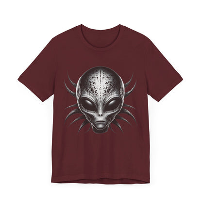 Alien Head Jersey Short Sleeve Unisex Tee