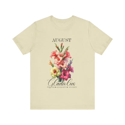 August Gladiolus Flowers T-Shirt