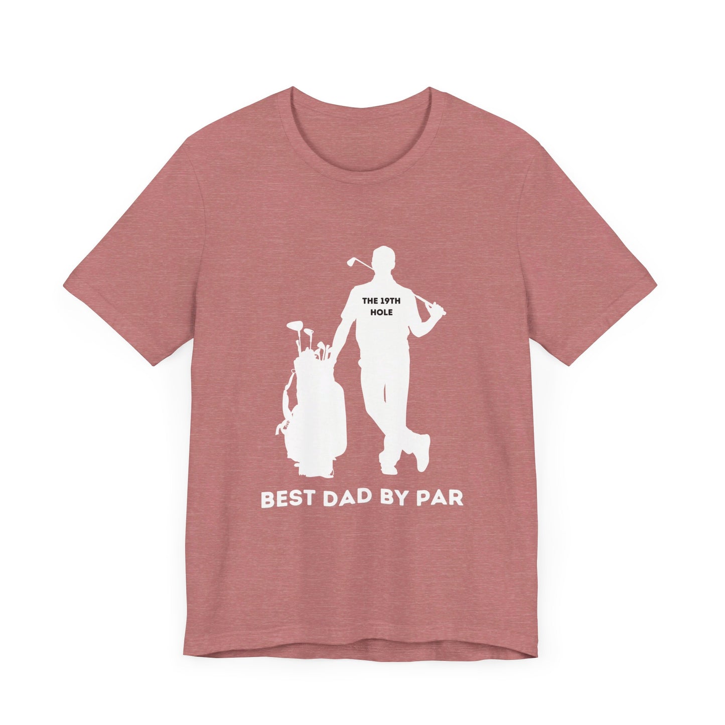 best dad by par jersey short sleeve unisex tee