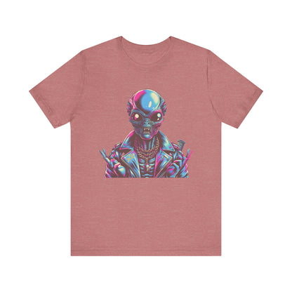 Colorful Alien Jersey Short Sleeve Unisex Tee