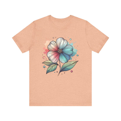 Single Flower Jersey Short Sleeve Tee