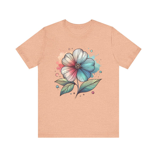 Single Flower Jersey Short Sleeve Tee