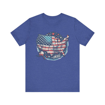 America Unisex Jersey Short Sleeve Tee