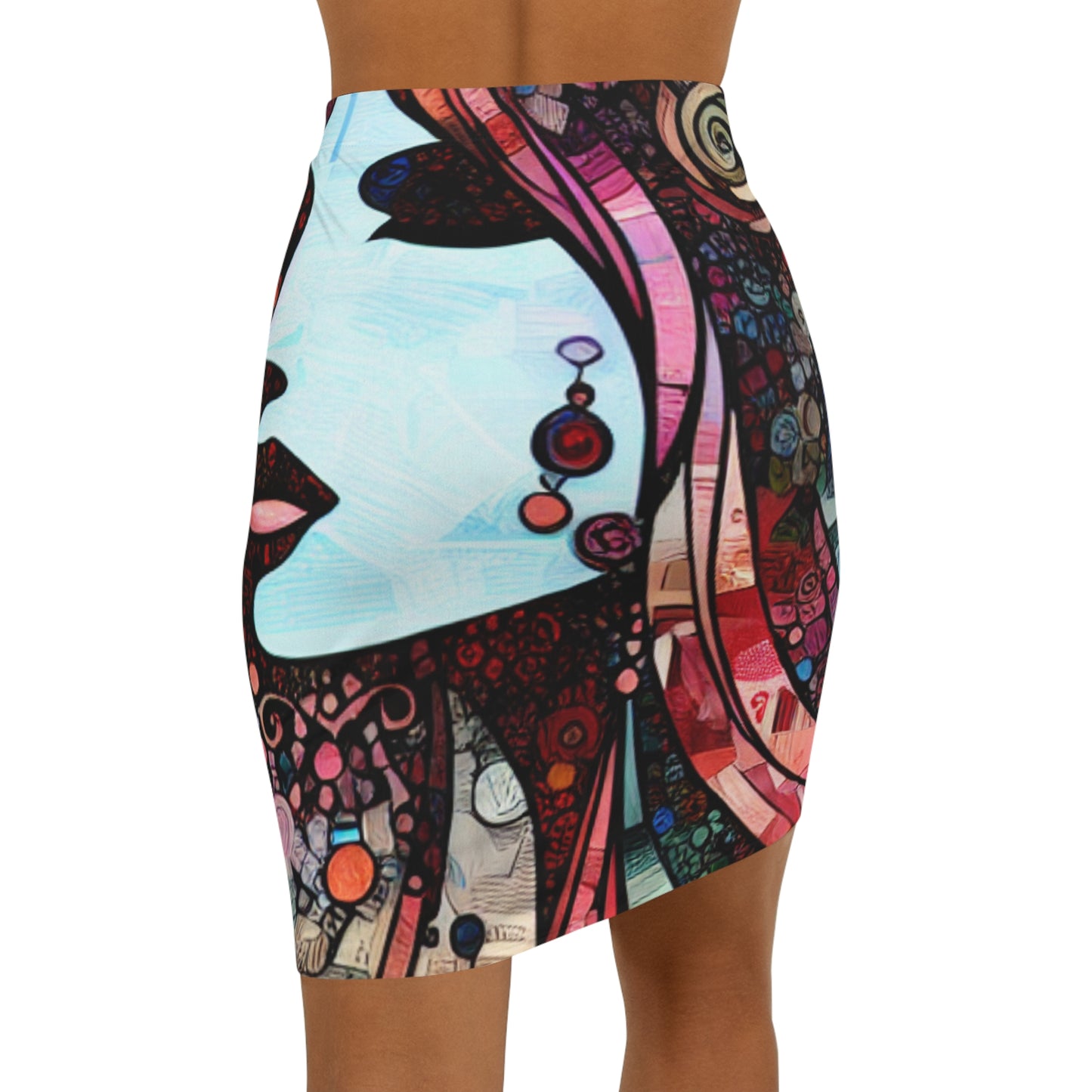 colorful tattoode girl skirts