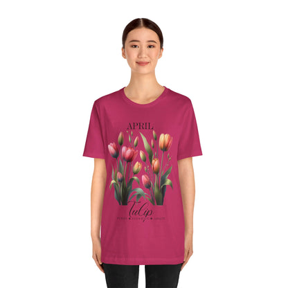 April Tulip Flowers T-Shirt