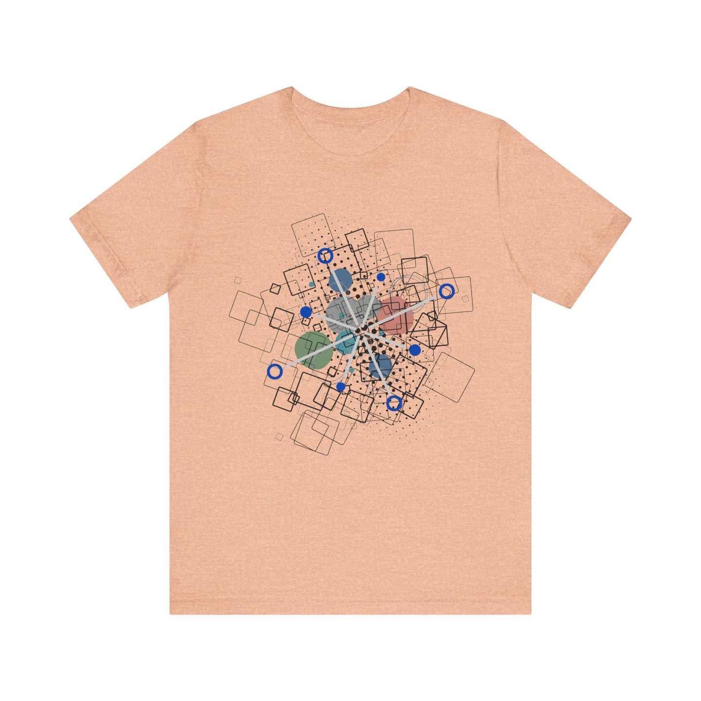 crystal schematic design t-shirt