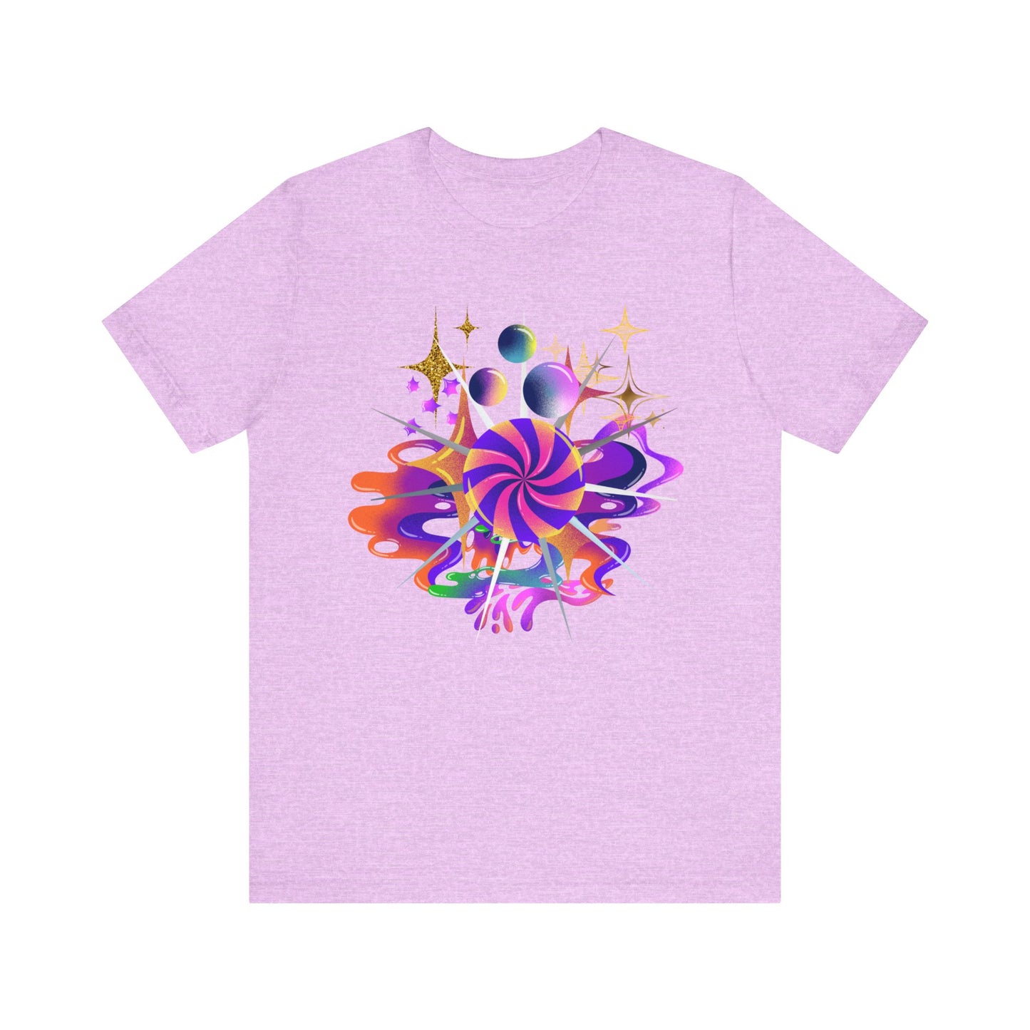 swirl lollypop design t-shirt