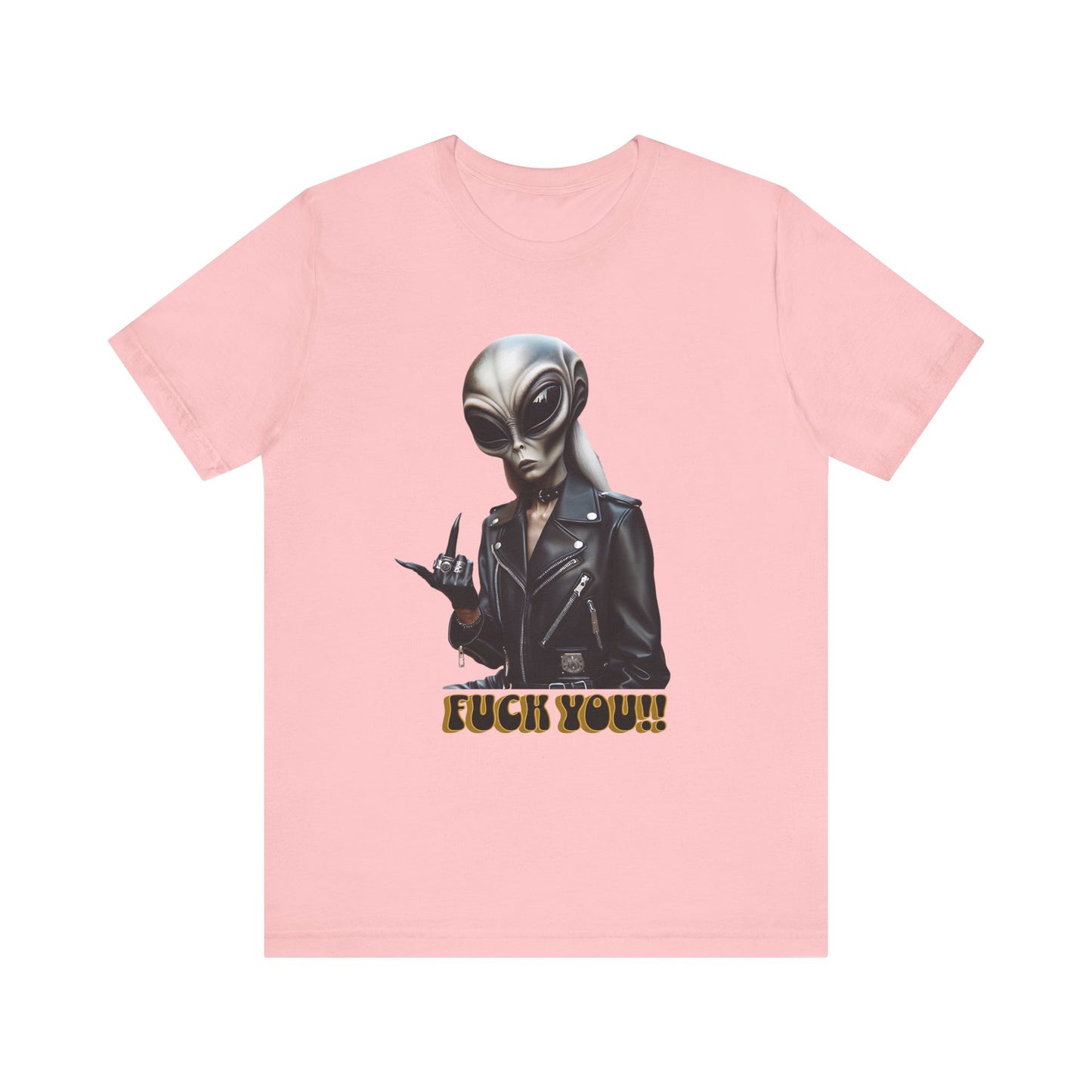 alien fuck you jersey short sleeve unisex tee