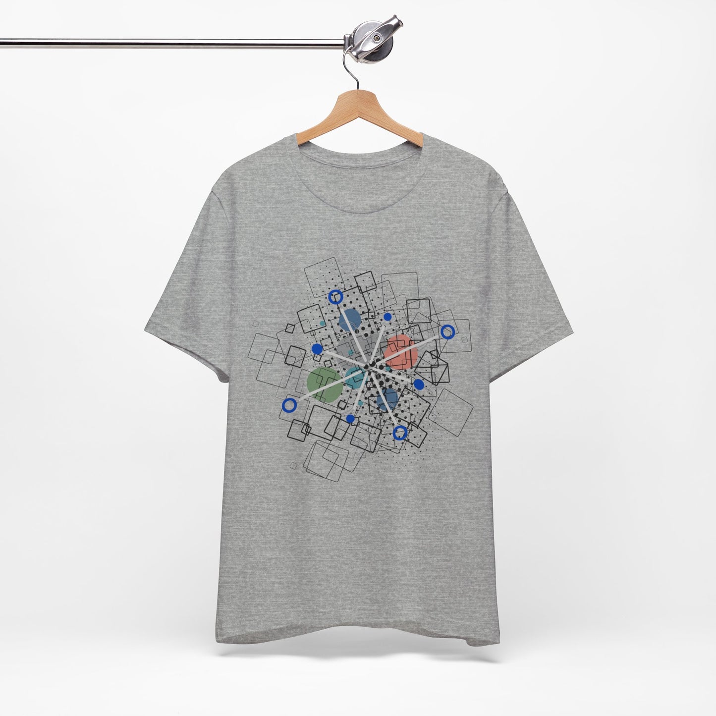 crystal schematic design t-shirt