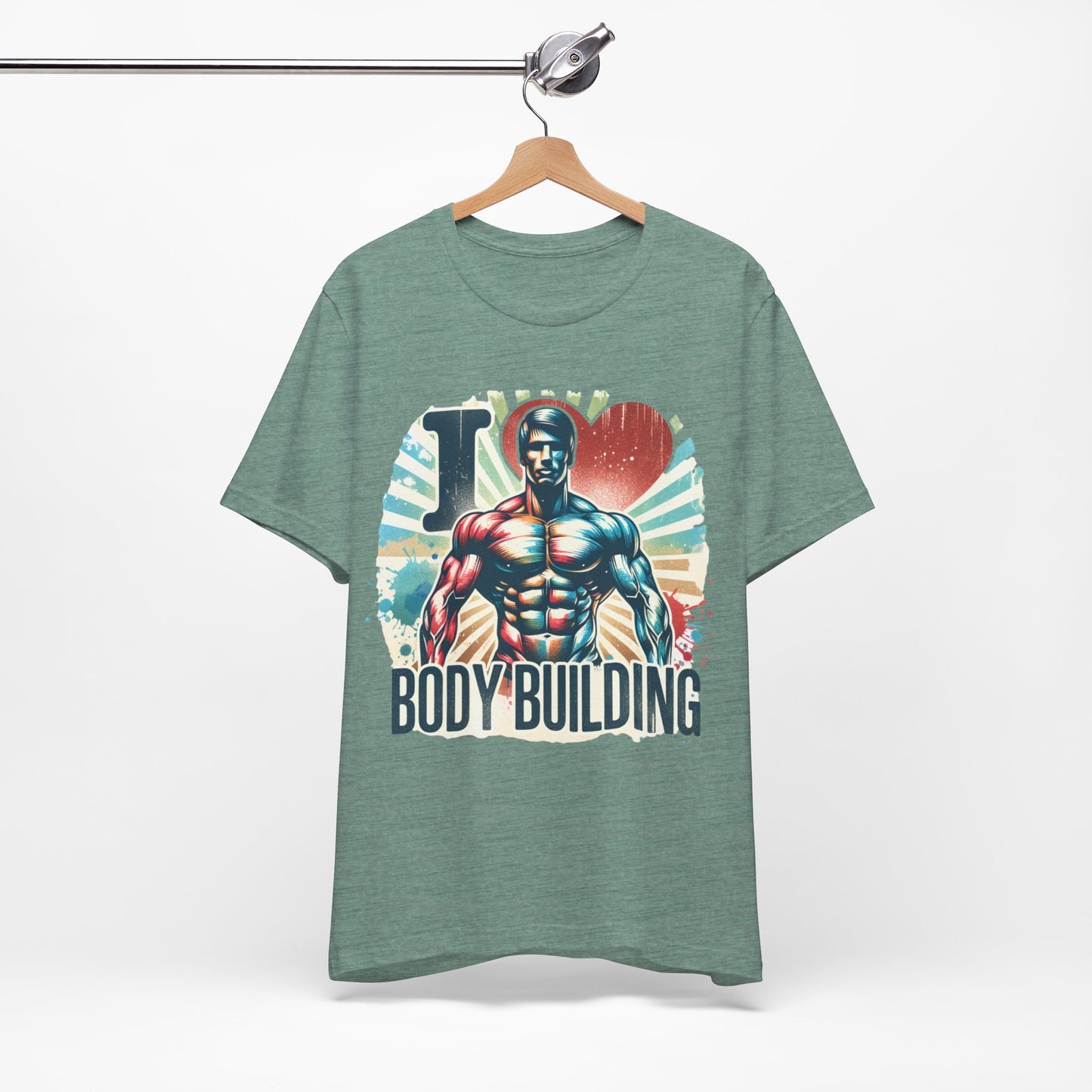 bodybuilding logo t-shirt