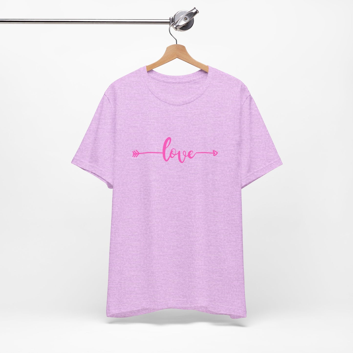 pink heart unisex t-shirt