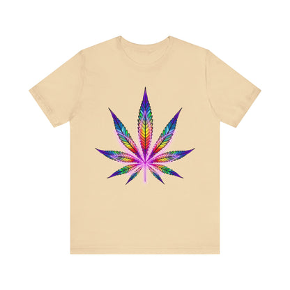 Rainbow Cannabis Leaf T-Shirt