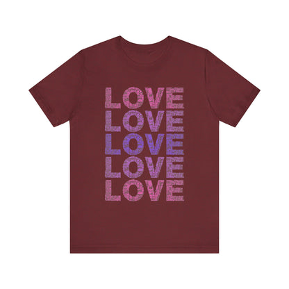 Love Printed Unisex T-Shirt