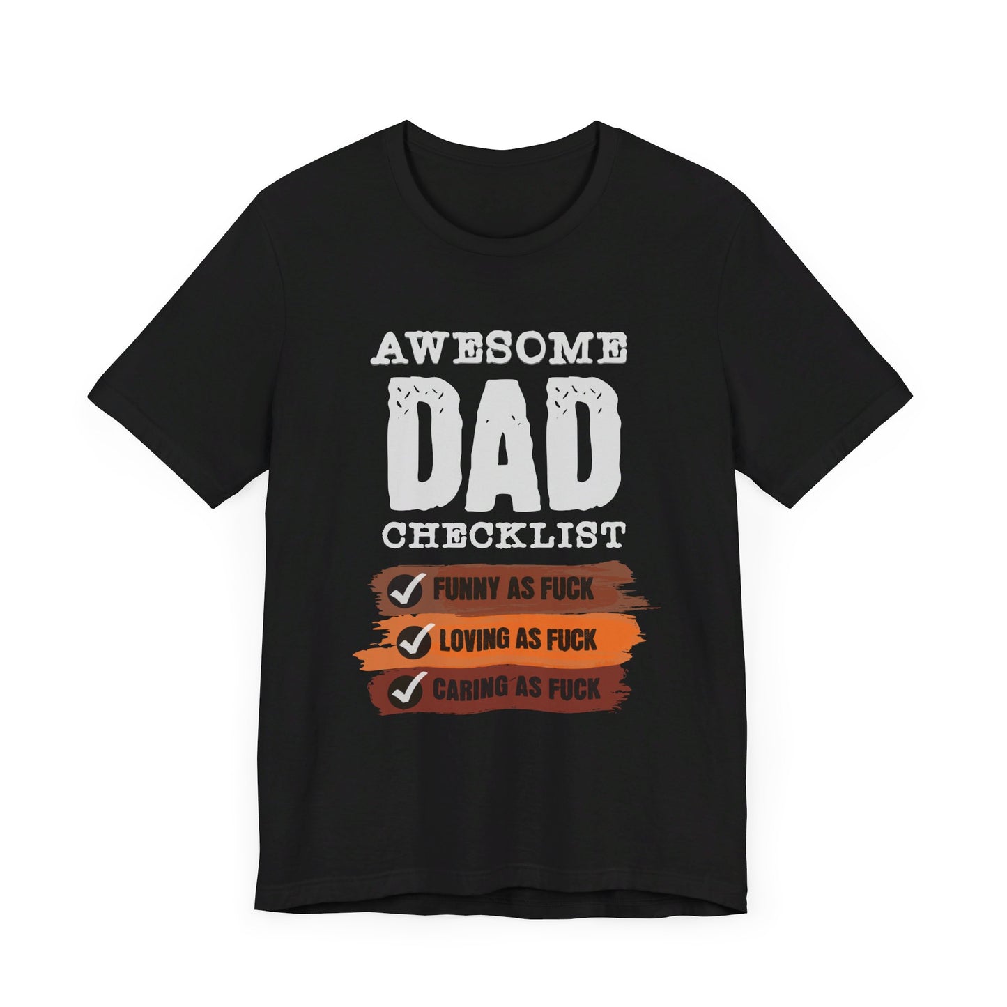 awesome dad jersey short sleeve unisex tee